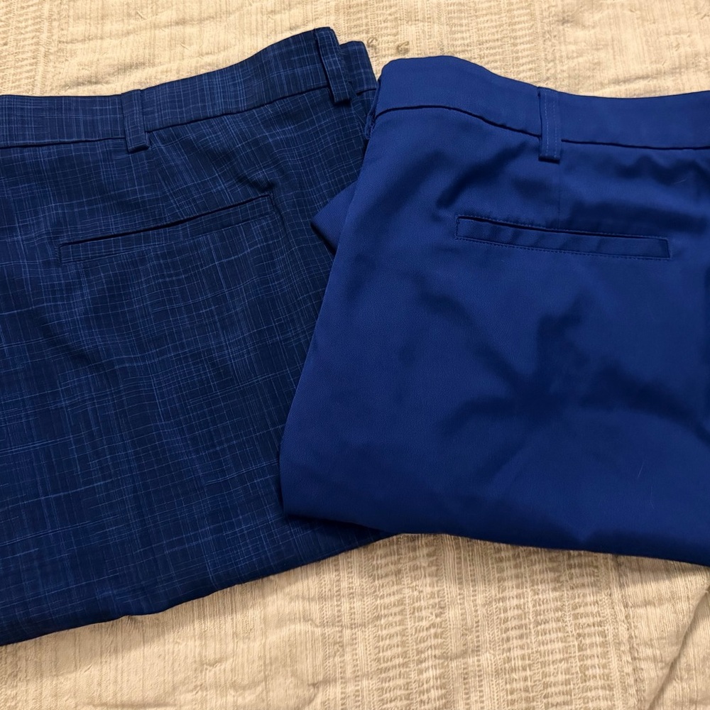Roundtree & Yorke Performance Golf Shorts 2 pair